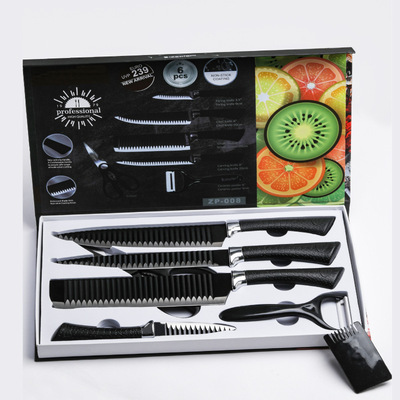 刀具套装厨房套刀不锈钢五件套阳江菜刀 阳江刀具 家用礼品组合