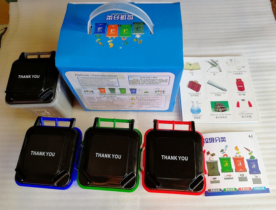 garbage classification knowledge study entertainment teaching Toys Desktop gaming English Name Callout card