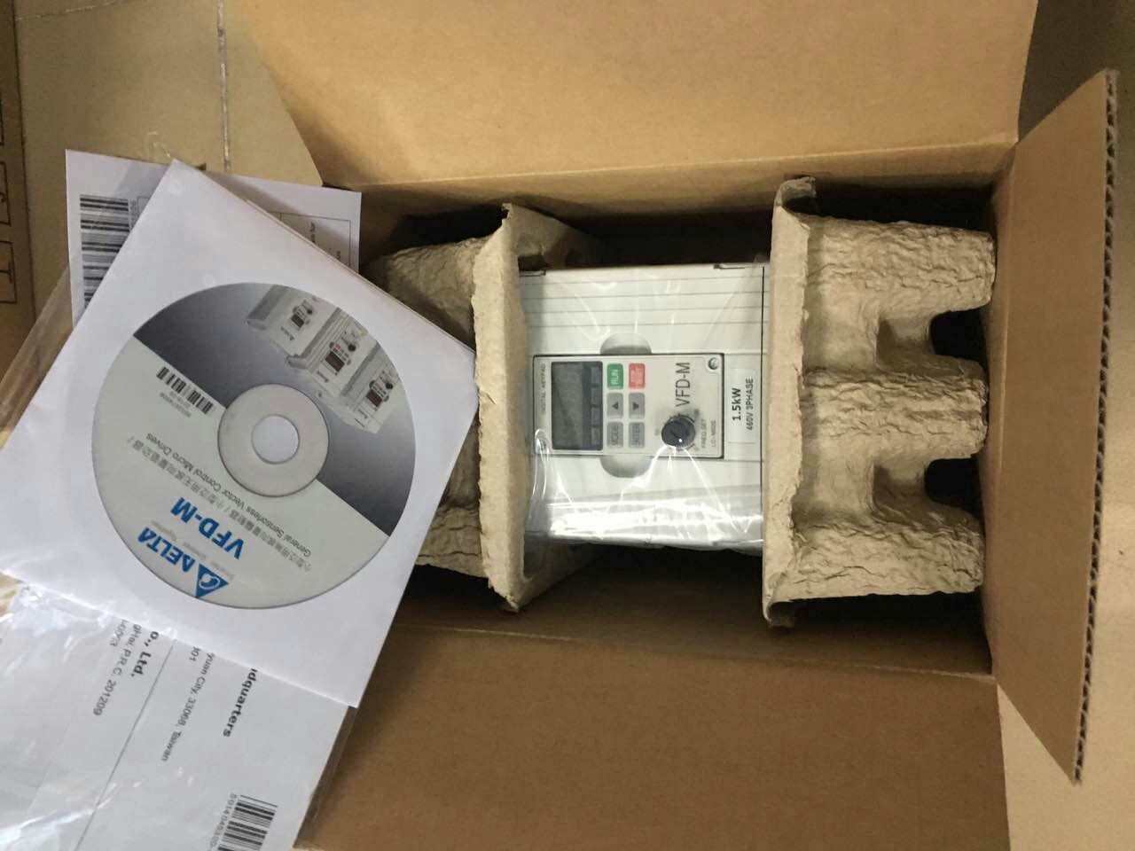 广州现货供应全新原装台达变频器VFD007E43A