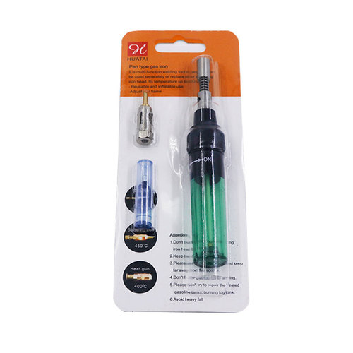 Gas soldering iron gas soldering iron pen type inflatable gas soldering iron welding flame gun welding soldering iron HT three-in-one