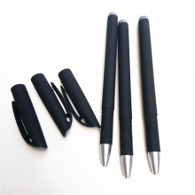 中性笔笔杆笔壳空杆笔杆磨砂碳素笔杆消失笔杆广告笔黑杆厂家批发