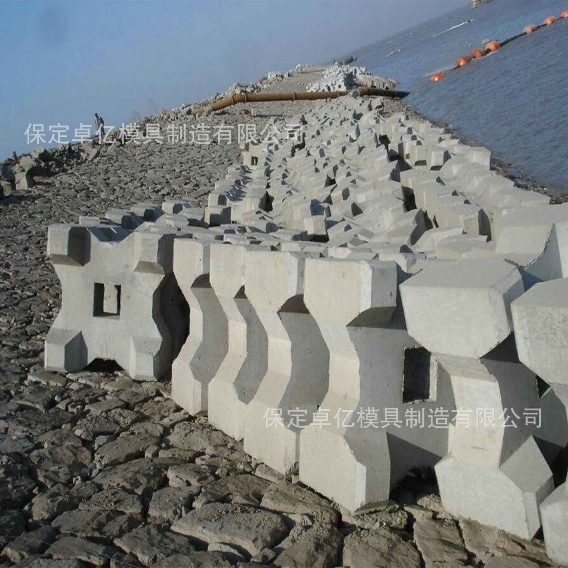 混凝土预制六棱块,混凝土预制块,混凝土预制块图片_大山谷图库
