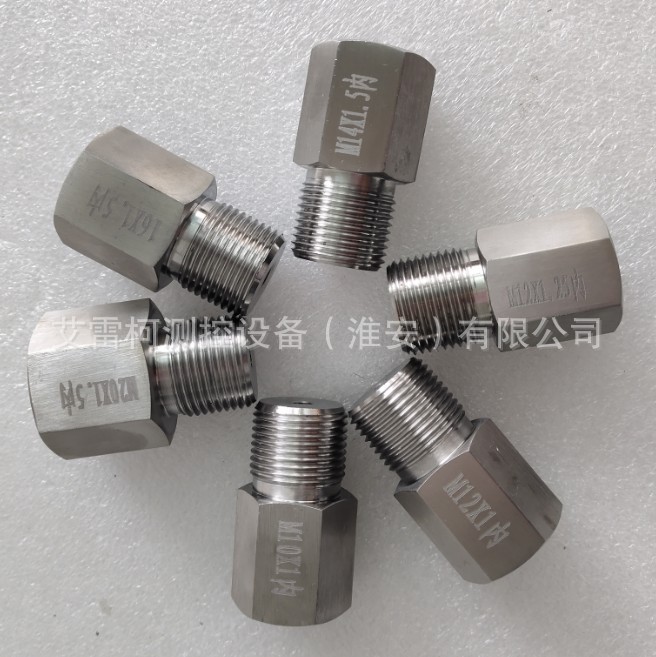 压力转换接头M20*1.5/16*1.5/14*1.5压力表校验台压力泵内外螺纹
