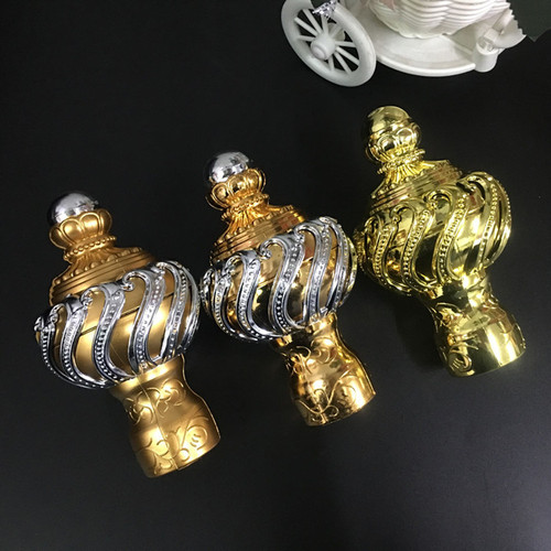 Roman rod decorative head curtain head curtain accessories spiral head Roman rod head curtain plug sealing head