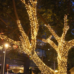 LED fairy light string, waterproof male-female connector, star-shaped decorative lights for Christmas, low voltage star lights