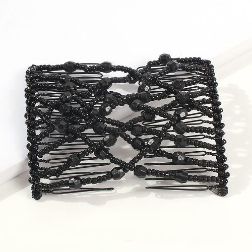 F1424 European and American creative elastic hair comb for lazy people with versatile hair accessories, cross-border fashion magic hair comb