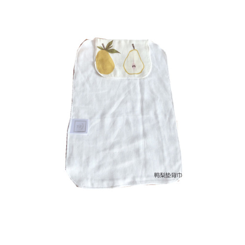 Spring and summer new baby sweat absorbent towel large size children's sweat towel bamboo cotton gauze sweat towel baby pad sling