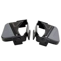 Universal foldable rear bike seat with footrest for standing children, mountain bike pedal guard