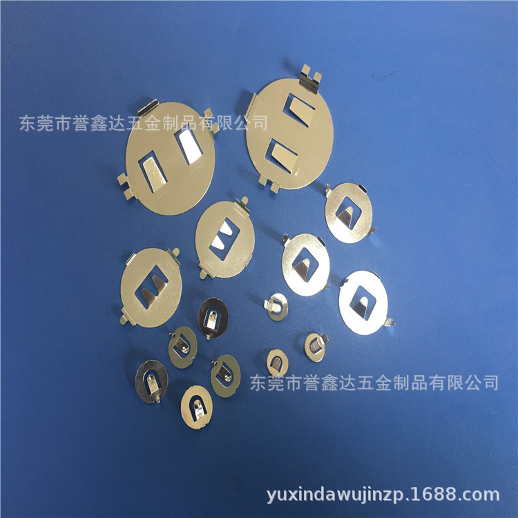 工厂供应各种电池扣  电池弹片 不锈钢弹片 2032 1632纽扣电池片