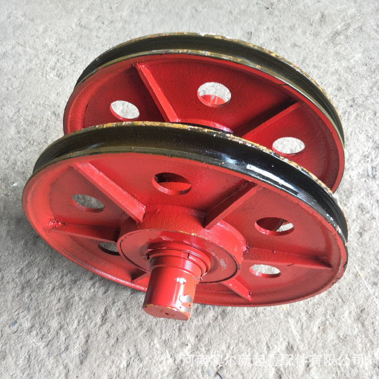 工厂供应 钢滑轮 导绳轮 各种热轧滑轮组  吊钩内滑轮片