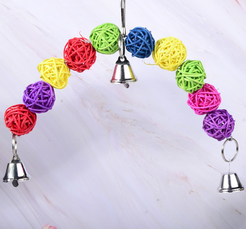 Parrot chewing toys, bird toys, rattan ball chewing toys, wholesale