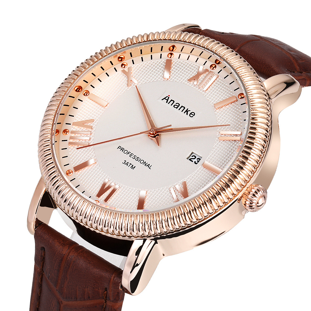 Ananke ANANKE Watch Men's Japanese movement leather men's watch_voghion.com