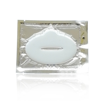 水晶色胶原蛋白  唇膜贴 补水保湿    乳白色 椭圆形|ru