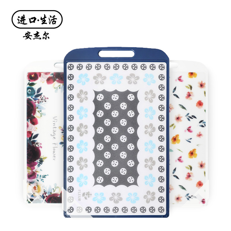 the republic of korea Imported Two-sided Strip Bracket Large kitchen Chopping board Cutting board panel fruit Complementary food chopping block