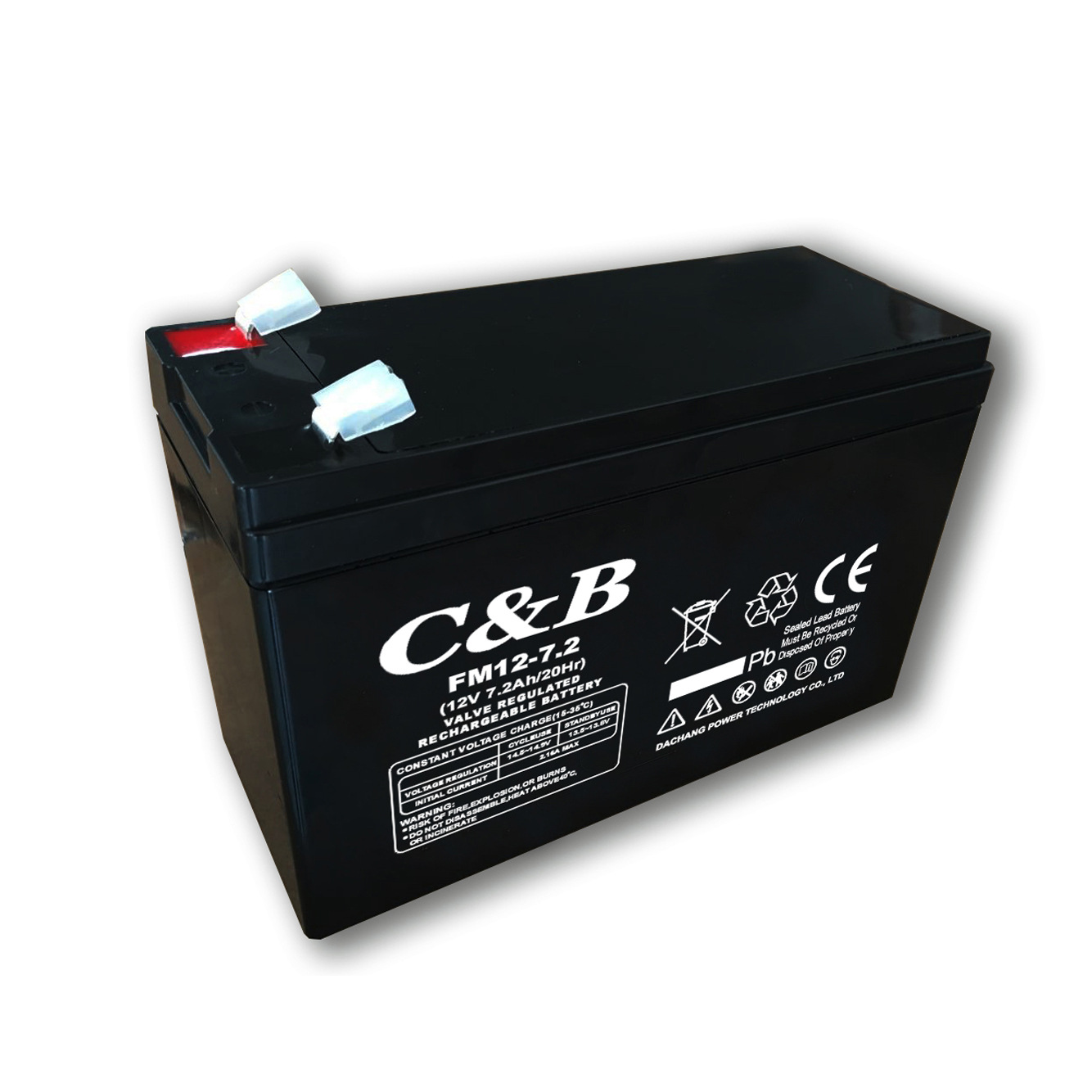 厂家供应蓄电池12V7.2AH铅酸蓄电池适用于UPSEPS电动喷雾器等