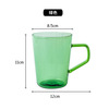 Nordic INS simplicity, high borosilized coffee cup hot drink creative color glass retro beverage tea water mug cup