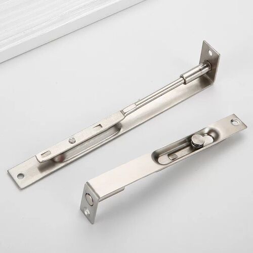Factory direct sales stainless steel invisible latch door bolt thickened anti-theft stainless steel sheet iron bar concealed latch wholesale
