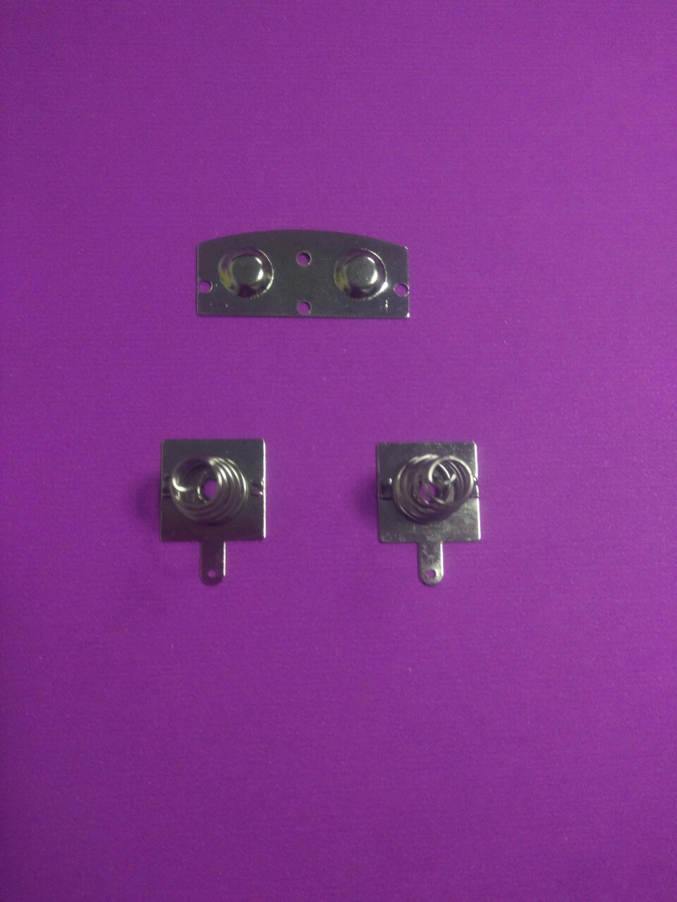 厂家直销电池弹簧片H1016  常规5号电池扣AA电池片正负极片13*13