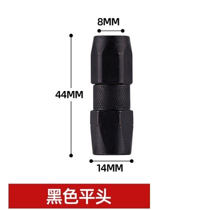 Boquilla de la pistola de grasa boca puntiaguda boca plana cabeza de la pistola de grasa manual manguera tubo duro accesorios de la máquina de mantequilla boquilla de la pistola puntiaguda