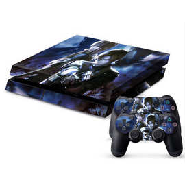 源头厂家热销PS4游戏机贴纸pvc时尚彩色PS4保护膜skin个性化图片