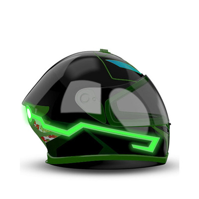 EL头盔灯条 抖音同款摩托车头盔发光片 安全耐用 高亮冷光带闪光|ru