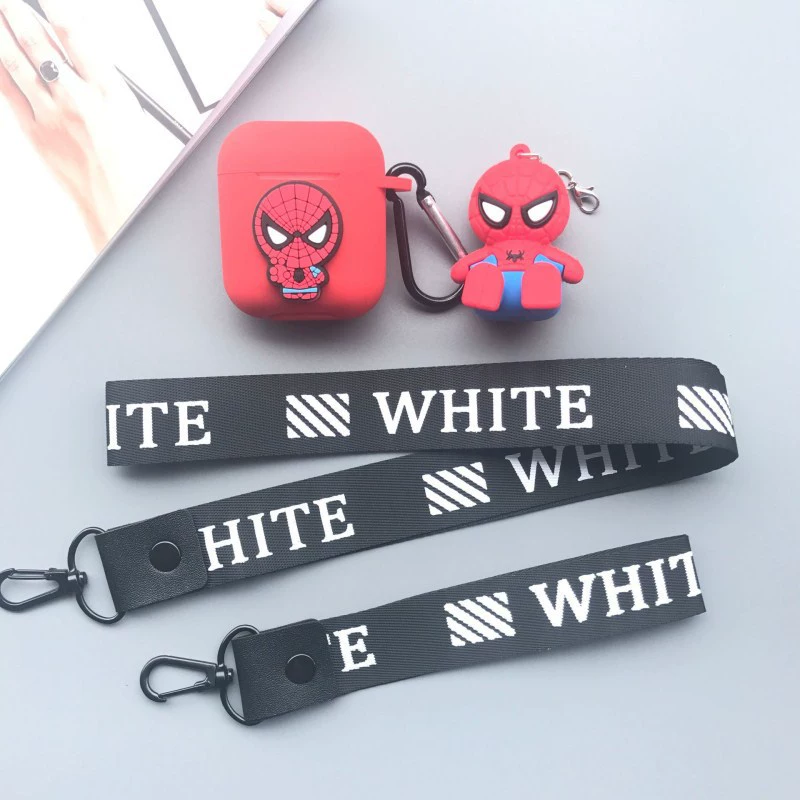 Apple, wireless cartoon headphones, protective silicone compatible creative protective case, bluetooth, fall protection