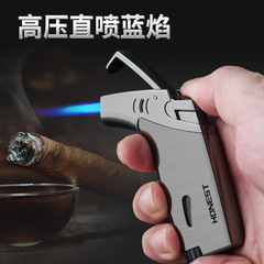 飛象彎頭直衝金屬充氣打火機噴槍點雪茄蚊香艾灸燒香煙具批發