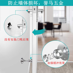Yuma Gate Magnetic Strong Non-Piercing Stainless Steel Home Decor Silent Wall Mount Door Stop Black Amazon Same Version