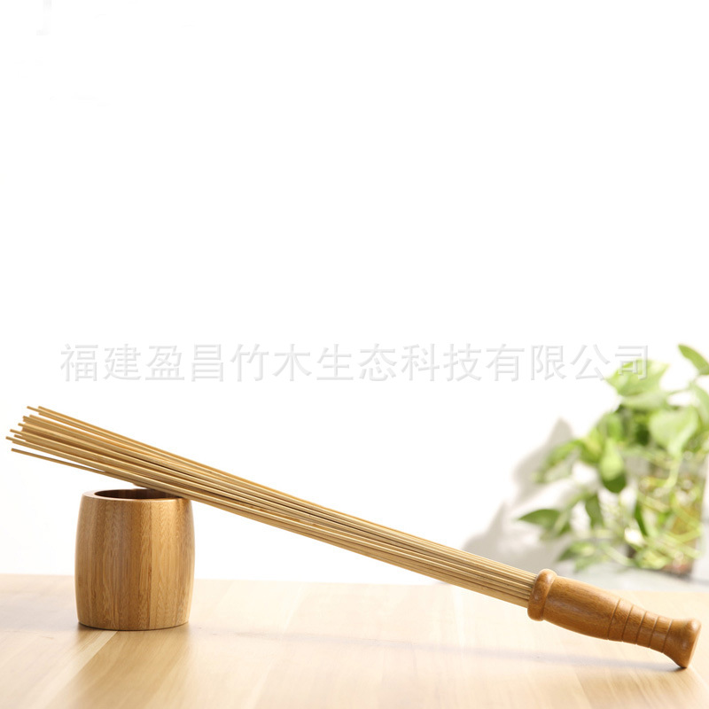 竹制拍打棒 老年人捶背按摩拍打棒健身器材用品-阿里巴巴