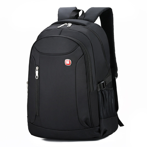  New Student School Bag Men's Backpack Simple Fashion Business Bag Large Capacity Travel Backpack