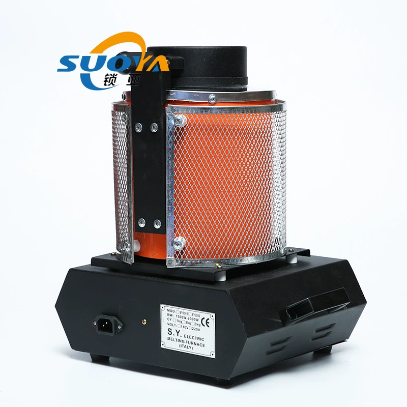 Небольшая металлическая плавильная печь Высокотемпературная печь для плавления золота Бытовая печь для плавления золота Печь для плавления золота Мини-плавильная медная плавильная машина