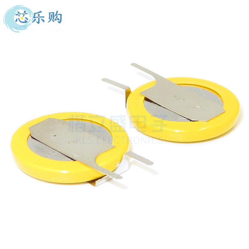 CR1220侧贴纽扣电池 侧贴右刀负折 3V立式焊脚 笔记本BIOS电池