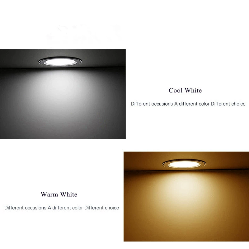 wickes downlights LED Downlight Spot LED downlight 220V  Dimmable 5W 7W 9W 12W 15W Recessed in LED Ceiling Downlight Light Cold Warm white Lamp recessed downlight