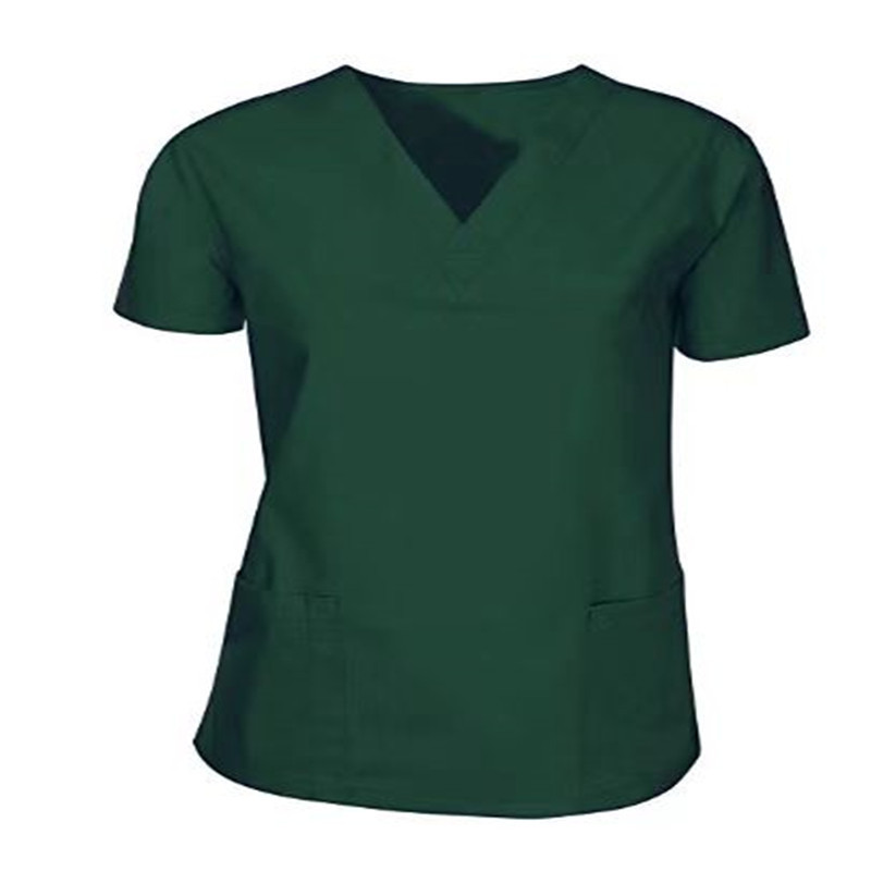 Women's V-neck Wash Clothes Split Set Women's Brush Hand Clothes Surgical Clothes Pet Hospital Care Work Clothes