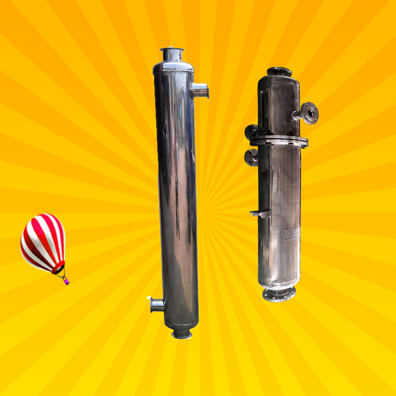 余热回收再利用工程设备  螺旋缠绕管式热交换器  乙醇回收换热器