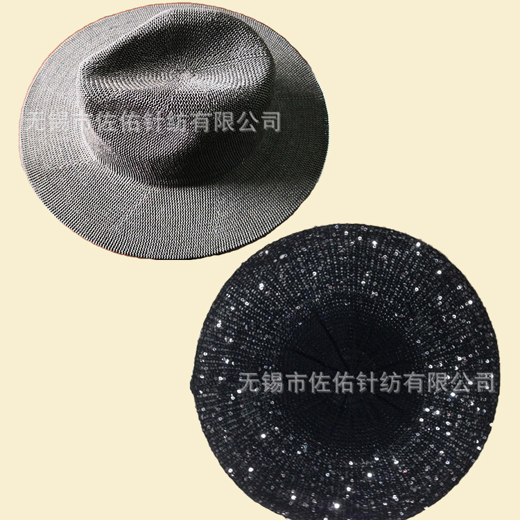 供应提花贝雷帽大檐帽小礼帽贝蕾帽纸草帽鸭舌帽等针织帽机