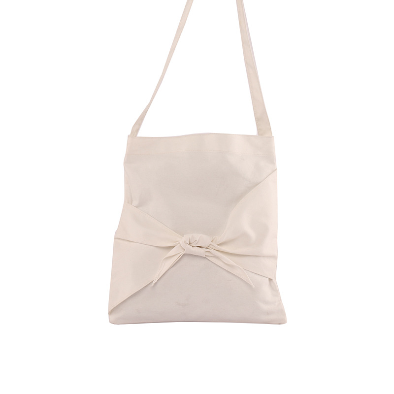 Coréenne Style Ins Jeune Fille Frais Arc Simple Toile Sac D'épaule Sac Chic Mori Artistique Sac De Messager Des Femmes display picture 36