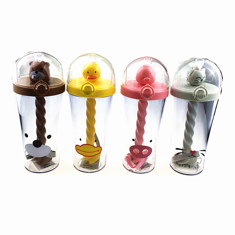 Audio network Same item Yellow duck Mixing cup originality straw children Water cup duck Cartoon Rafi Animal Cup