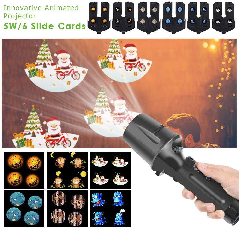 中山博浪电子 led投影手电筒圣诞手电筒动漫舞台灯 露营灯