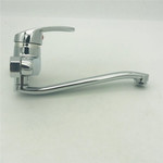 锌合金40阀心乔灯厨房带25长S管龙头冷热水龙头 可旋转菜盆龙头