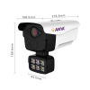 [Day and night full color]high definition Network Camera H.265 + Warm camera Hanging type aluminium alloy