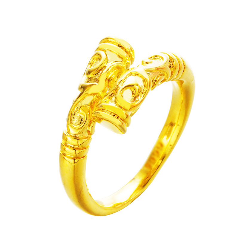 Vietnam oro Sun Wukong aro anillo hombres y mujeres oro aro palo pareja anillo popular zhizunbao anillo