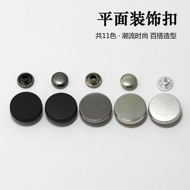 Black red mirror flat decorative button button fixed button silver…