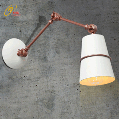 创意大气烤漆可伸缩壁灯 LOFT工业壁灯简欧装饰壁灯 可定制|ms