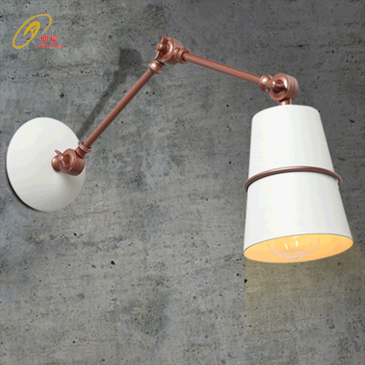 创意大气烤漆可伸缩壁灯 LOFT工业壁灯简欧装饰壁灯 可定制|ms