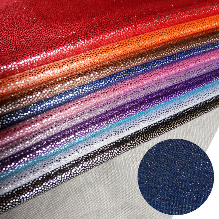 现货银色指纹点烫金烫银针织布 工艺品装饰面料 银点子玩具布批发