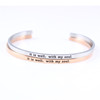 Bracelet stainless steel engraved