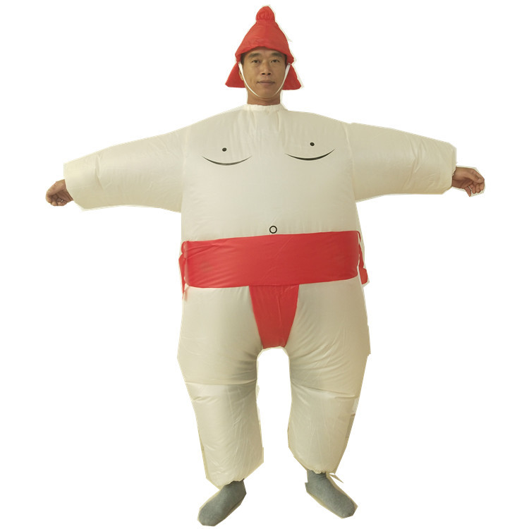 搞笑日本相扑服装道具充气服舞台表演卡通人偶充气服装相扑服