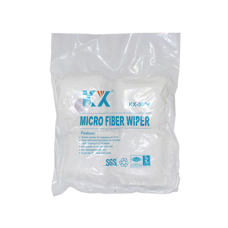 厂家直销亚超细除尘布 不起毛不掉粉高质量3008 6*6 100片无尘布