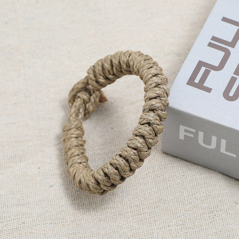 Hand-woven vintage hemp rope bracelet simple casual bracelet jewelry